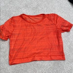 Lulu orange shirt